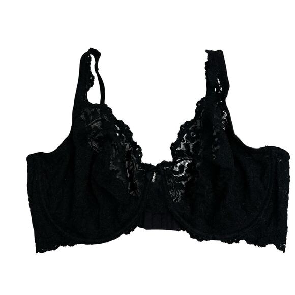 Smart And Sexy 40DD Bra Signature Lace Unlined Underwire In Black SA964 - Picture 2 of 16